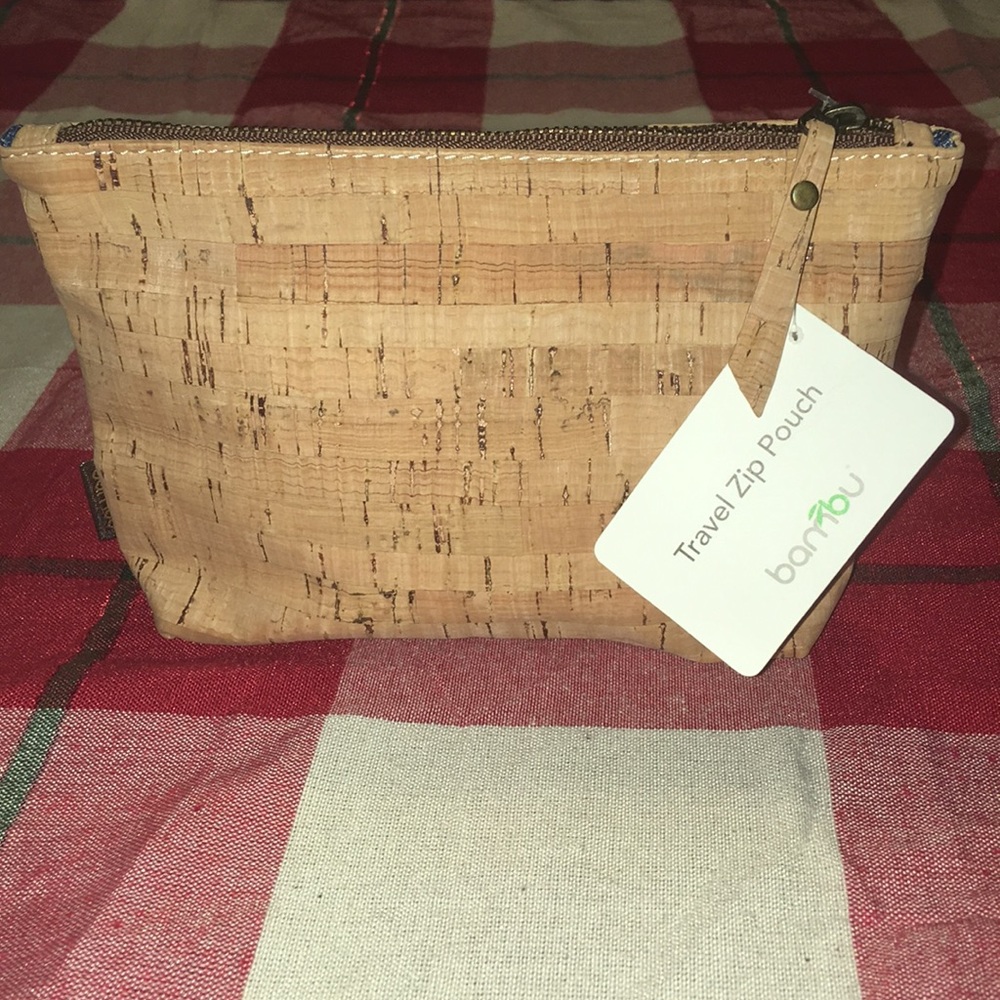 Bamboo travel zip pouch by Bambi